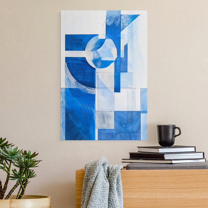 ABSTRACT Series CV III - Impression sur toile seulement - NON-CADRE, H 36 po x l 24 po