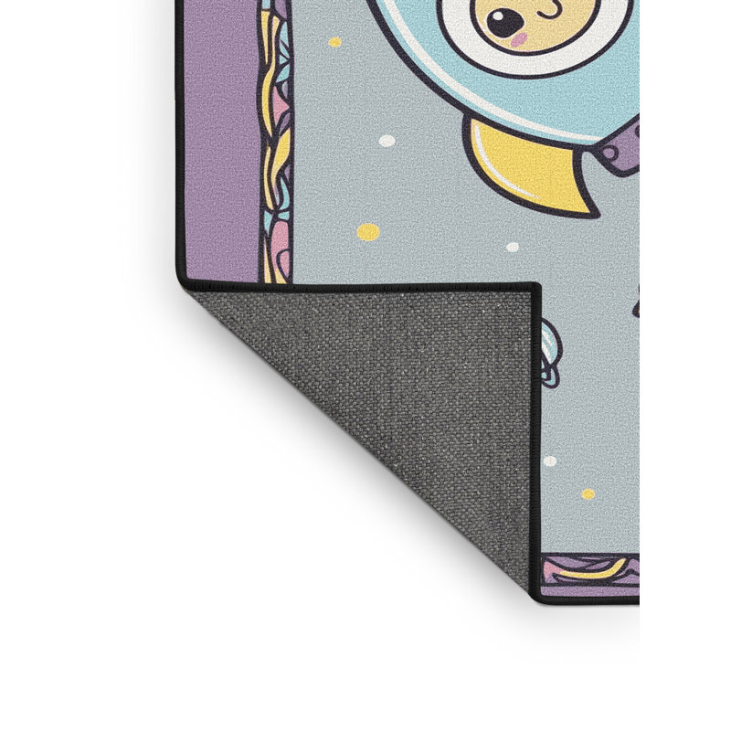 Tapis pour enfant Zoomie, Rectangle de 5 pi x 8 pi