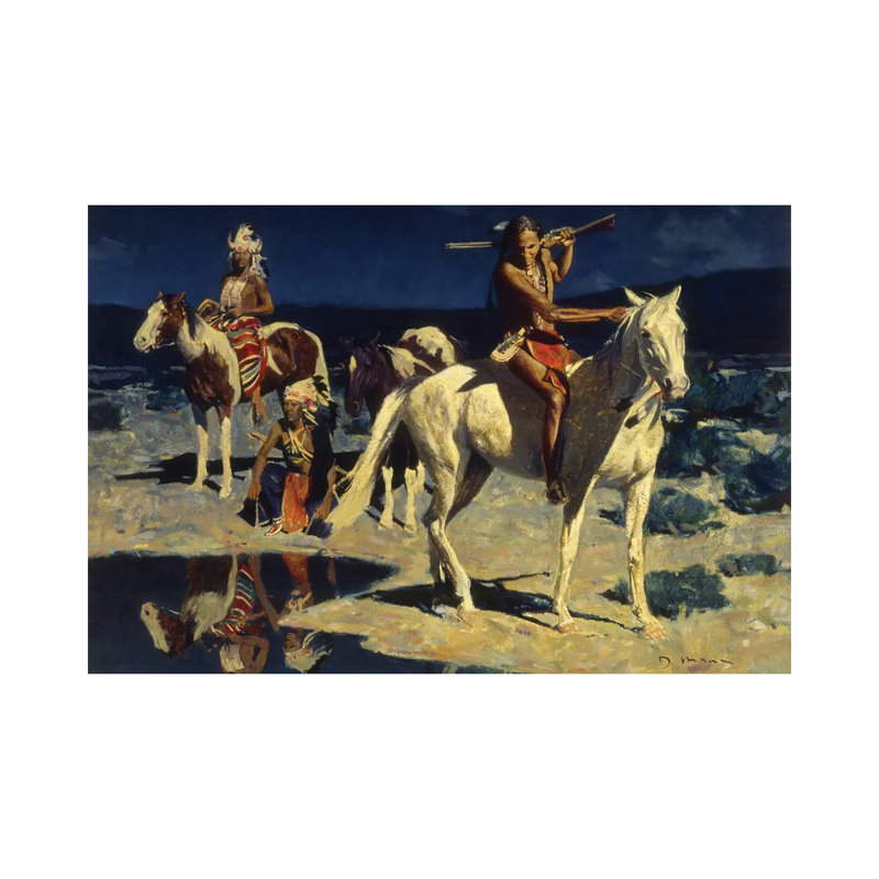 Lost Trail By David Mann - Wrapped Canvas Painting by David Mann - Wrapped Canvas Painting, 20.32cm H x 30.48cm W x 1.91cm D