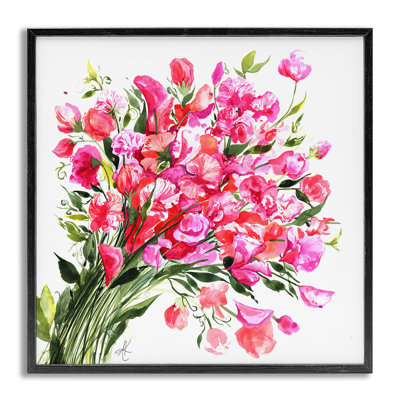 «Sweet Pea Bouquet», estampe numérique par Alexandria Gilbert Kincaid