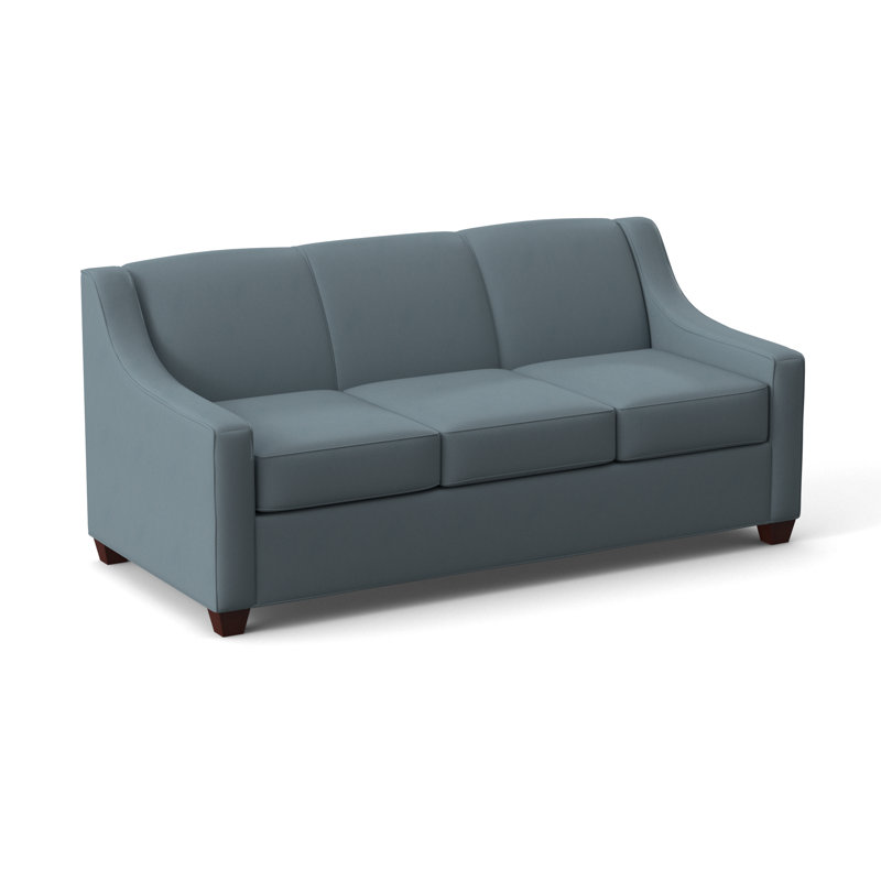 Phillips 76" Sofa Bed with Reversible Cushions, Empire Mahogany, Dillon Williamsburg, Hybrid