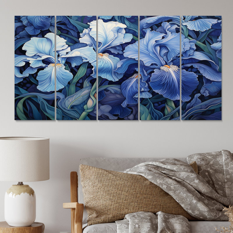 Traditional Plants & Flowers Wall Decor on Metal