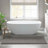 1 PCS 100% Cotton Tufted 3000 GSM Reversible Bath Rug Charcoal-187538805