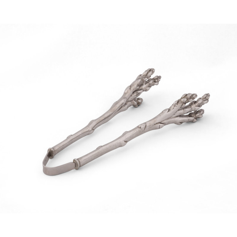 Farmer's Market Pewter Asparagus Tongs
