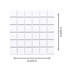 Carreau de mosaïque de plancher et de mur en porcelaine mate 2 po x 2 po Cube