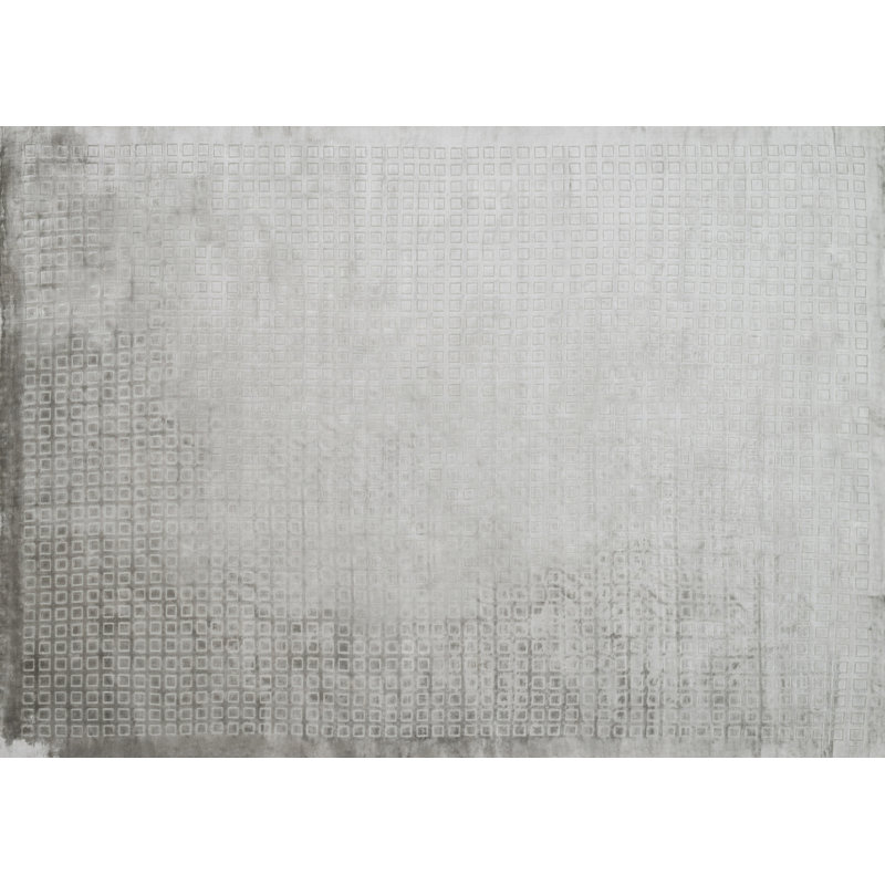 Tapis géométrique tissé à la main à la main Lastasha, Rectangle 5 pi 6 po x 8 pi 6 po