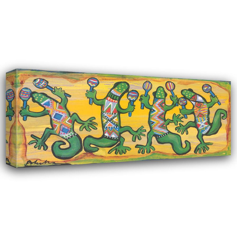 Gecko Maracas Band, 8" H x 18" W