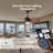 52"  Outdoor Ceiling Fan With Lights, Tropical Palm Leaf Fan, Dimmable Light With Remote/app Control, Plug-in/flush Mount