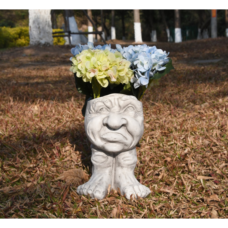 Laughing Greenery: Sprout Smiles with Our Hilarious Funny Man Pot à fleurs