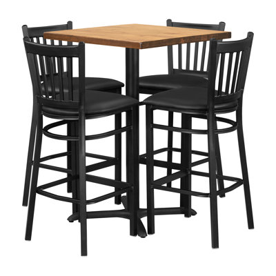 Bell 30"x30" Bar High Table Set W/chairs