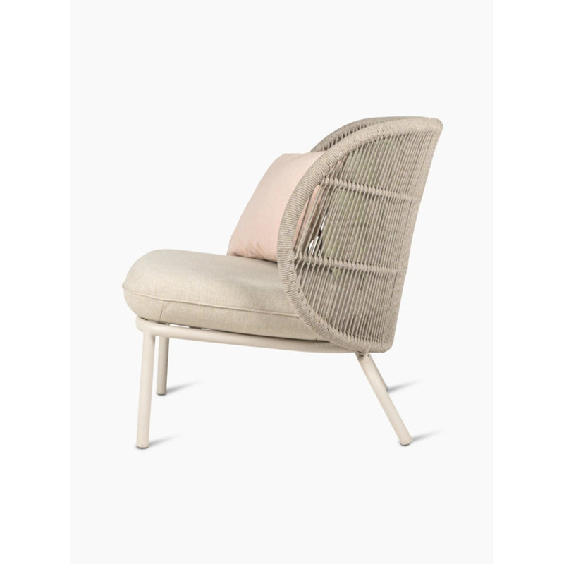 Kodo Outdoor Lounge Chair, Dune White