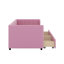 Lit de jour simple tapissier avec tiroirs-319255521