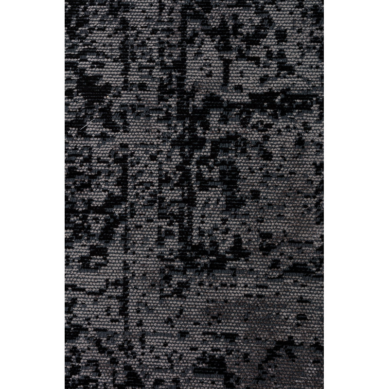 Tapis oriental gris / noir Rapture, Rectangle 7 pi 10 po x 9 pi 10 po