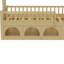 Lit double pour enfants avec toit Montessori, lumières DEL, garde-corps, tiroirs de rangement et casier, naturel-133673351-133673354