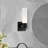 Fulton Steel Armed Sconce-1309065324
