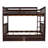 Bunk Bed In Rich With Ladders & Storage Functional Compartments