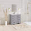 Meuble-lavabo simple 36 po avec comptoir en céramique 36 po-500601525