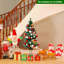 Arbre de Noël 48 po en forme de spirale verte avec 150 lumières DEL