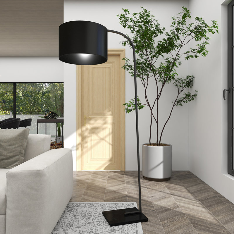 Lampe sur pied en métal Padua