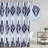 Leaf Medallion Textured Shower Curtain-1305278912