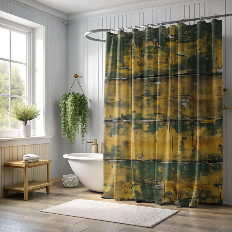Calizza Shower Curtain, 74"H x 71"W