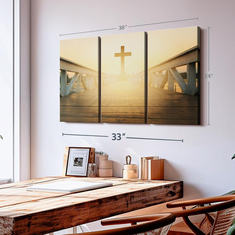 " Beyond The Cross ", 24" H x 38" W x 1.25" D