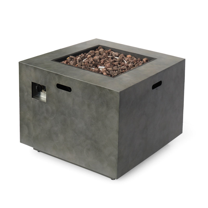 Square Fire Pit 50,000 - Iron Craft, Rust-, Matte Finish , Allure