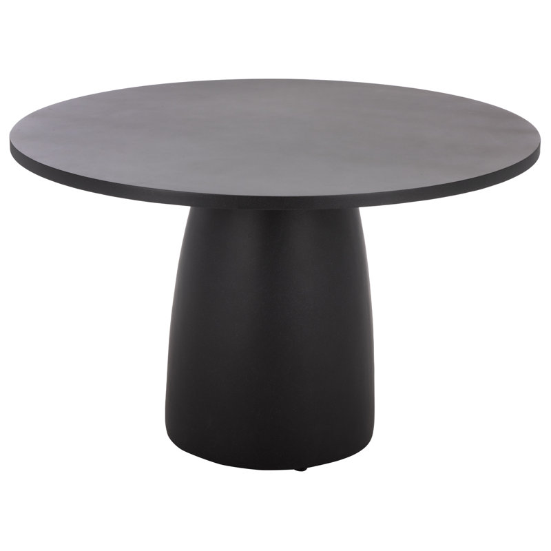 Tina Round Dining Table, Black