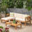 Alcove Lshape Sofa Set, Beige-2114775273