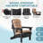 Folding Adirondack Chairs With Cushion, Hdpe Oversized Patio Chair Weather Resistant-1792507075