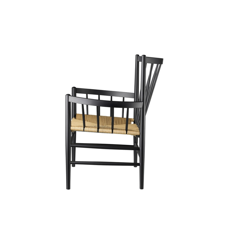 J82 Armchair, Jet Black