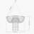 Chandelier Skirt Suspended Wedding Cake Rack