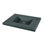 Newterra Concrete Handmade Rectangular Semi-Recessed Vessel Bathroom Sink