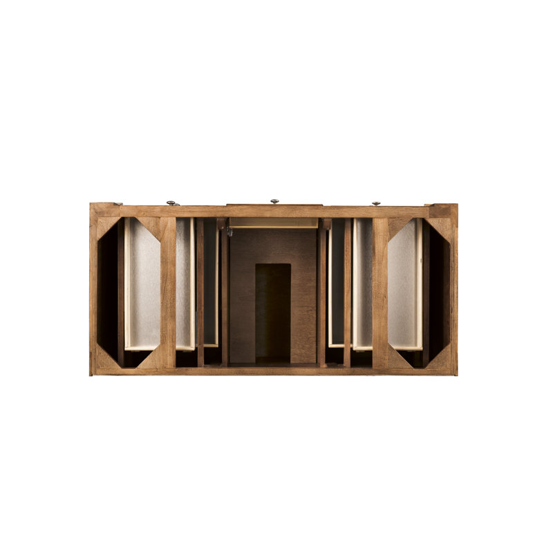 Bristol 48'' W Single Bathroom Vanity Base, Saddle Brown