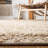 Natura Hand Loomed Wool/Jute/Cotton Chevron Rug in Beige-57174706