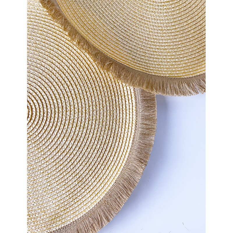 Ensemble de napperons 6 pièces Alizee, Brun