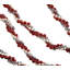 Guirlande de noël à perles torsadées métalliques brillantes 8 pi-511726424