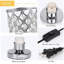 Ensemble de lampes de table 11,4 "argent