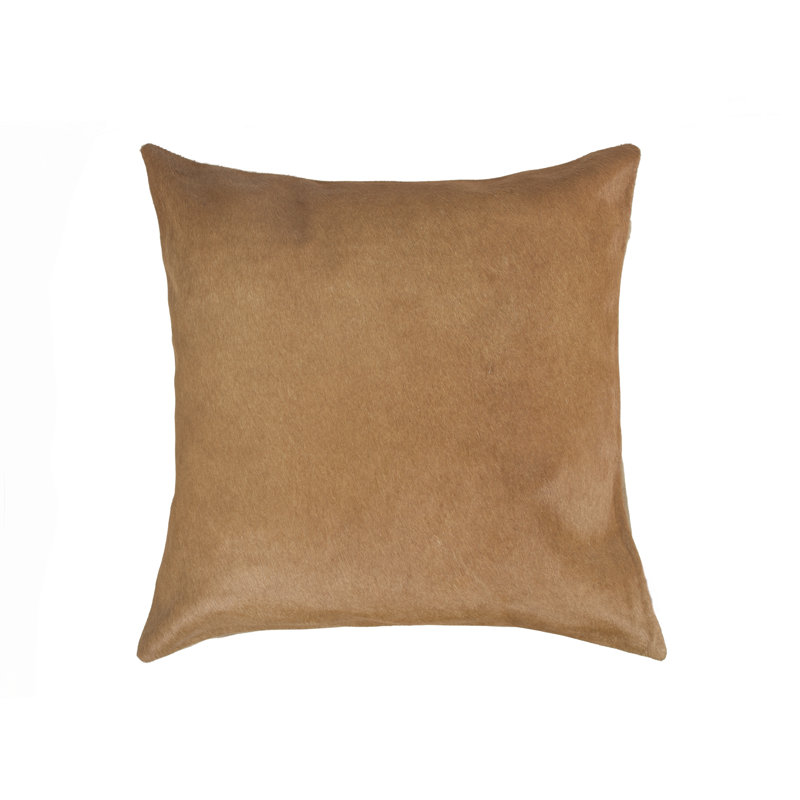 Throw Pillow, Tan, 18" H x 18" W