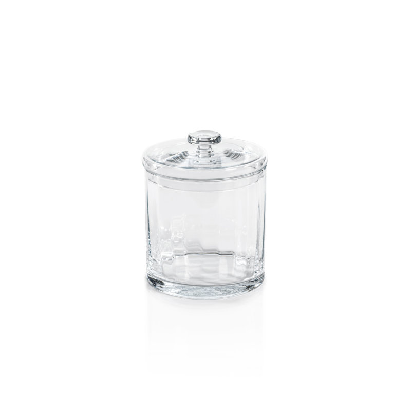 Bonbonnière en verre optique Blendon, H 9,25 po x l 7,75 po x P 7,75 po