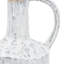 Vase cylindrique en terre cuite 13 "blanc