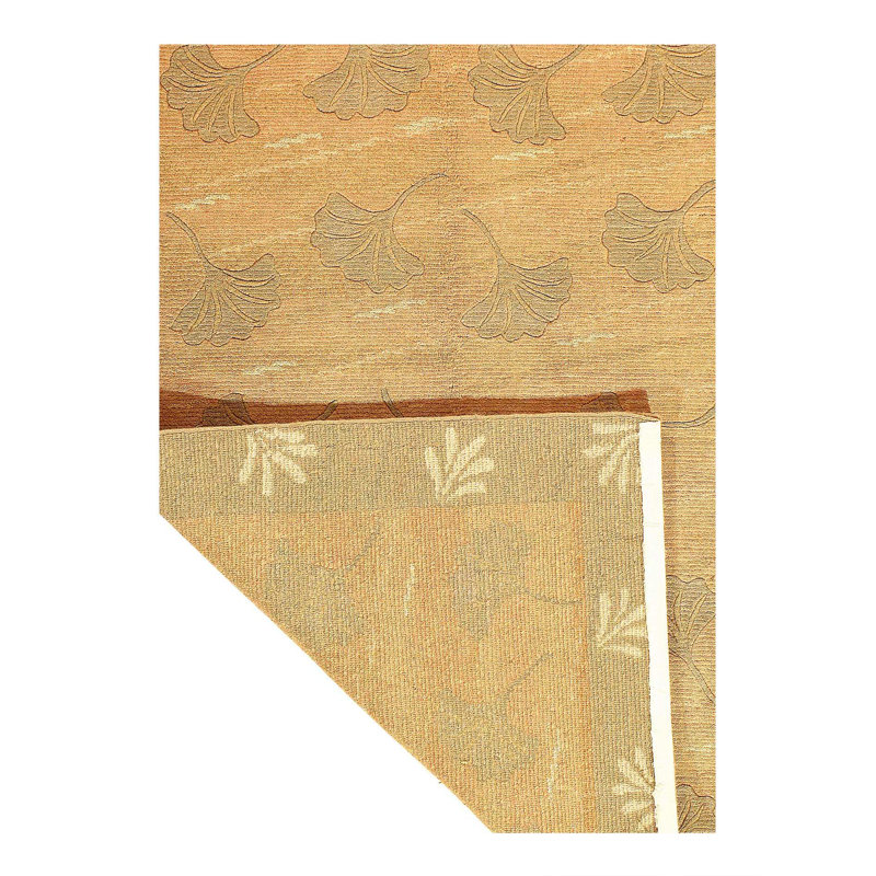 Tapis beige unique de 6 pi x 4 pi Garrion