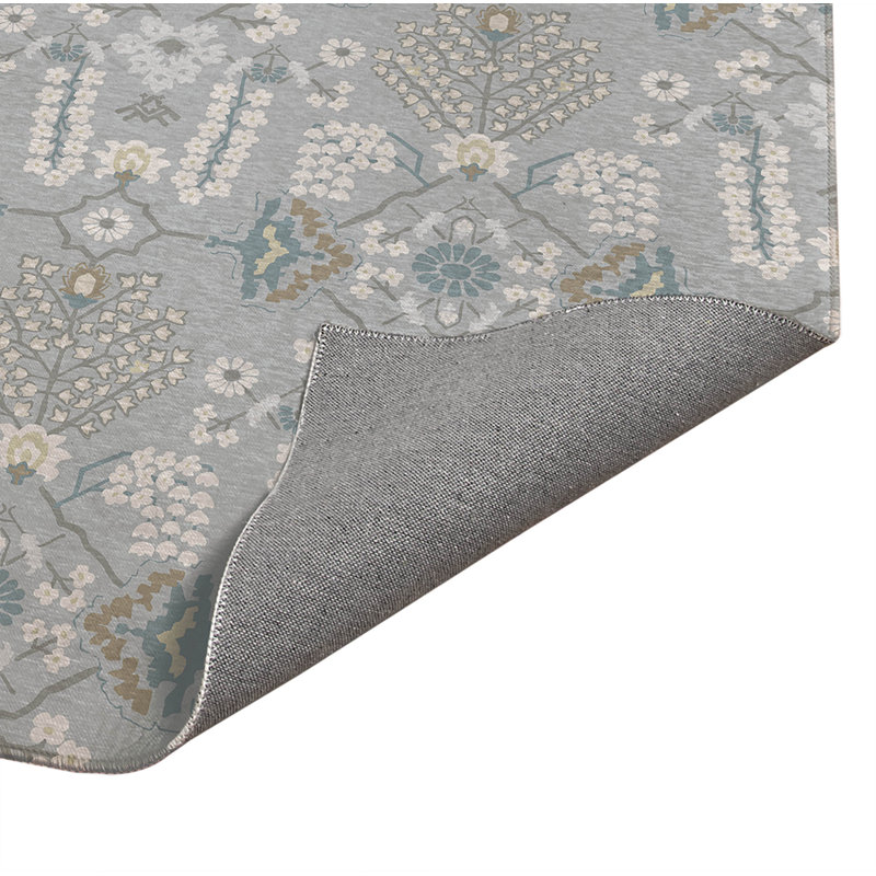 Tapis de bureau léger Zoey, L 48 po x P 72 po, Gris