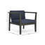 Chaise de patio en teck Adalhard-702370912