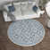 Tapis bleu foncé Alois