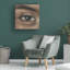 Art mural sur toile tendue - Ethan Harper «Eye Study III», décoration murale pour le salon, la chambre à coucher ou le bureau - 14 x 14