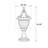 24" Traditional Outdoor Post Lantern