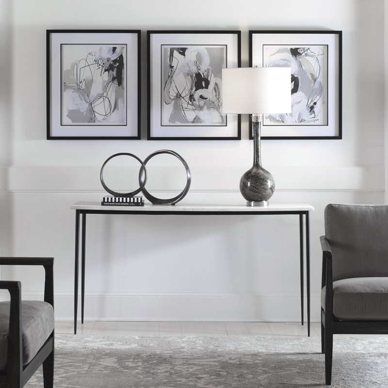 59'' W Glass Console Table