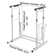 Essential Medical Supply's Height Adjustable Standing Toilet Safety Rail - Sturdy Frame with Foam Handles for Elderly and Seniors, Perfect for Added Safety and Support While Using The Toilet