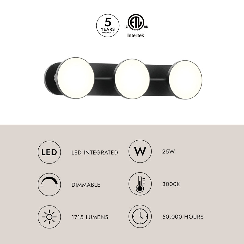Novel 3 - Light LED Bath Bar
